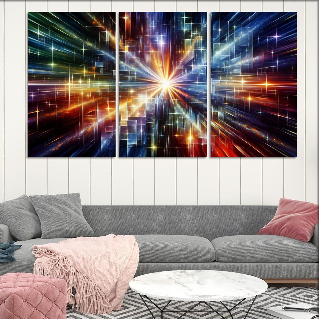 Fragments Of Light Premium Artwork Frames