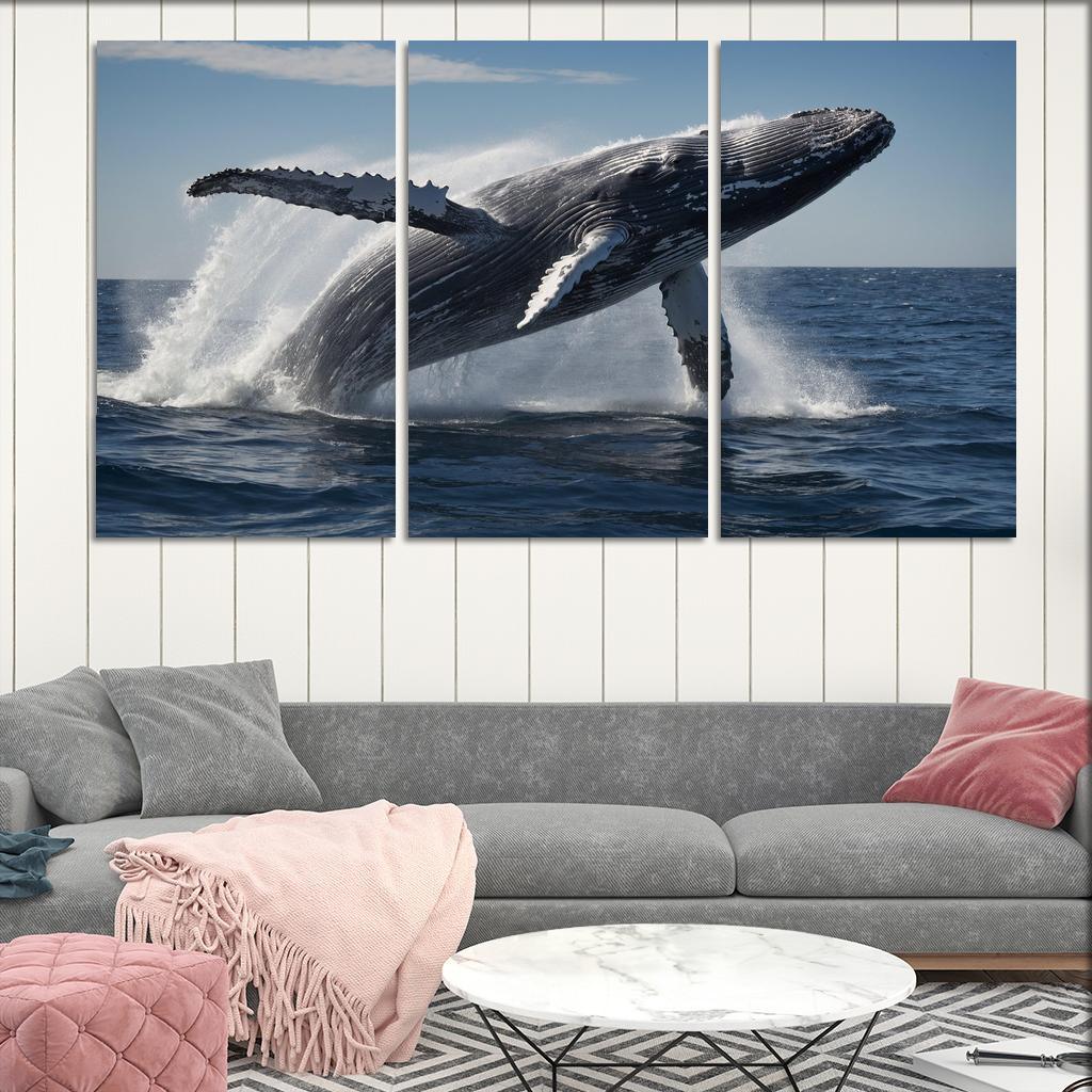 The Graceful Humpback Whale Song Of The Sea Premium Artwork Frames