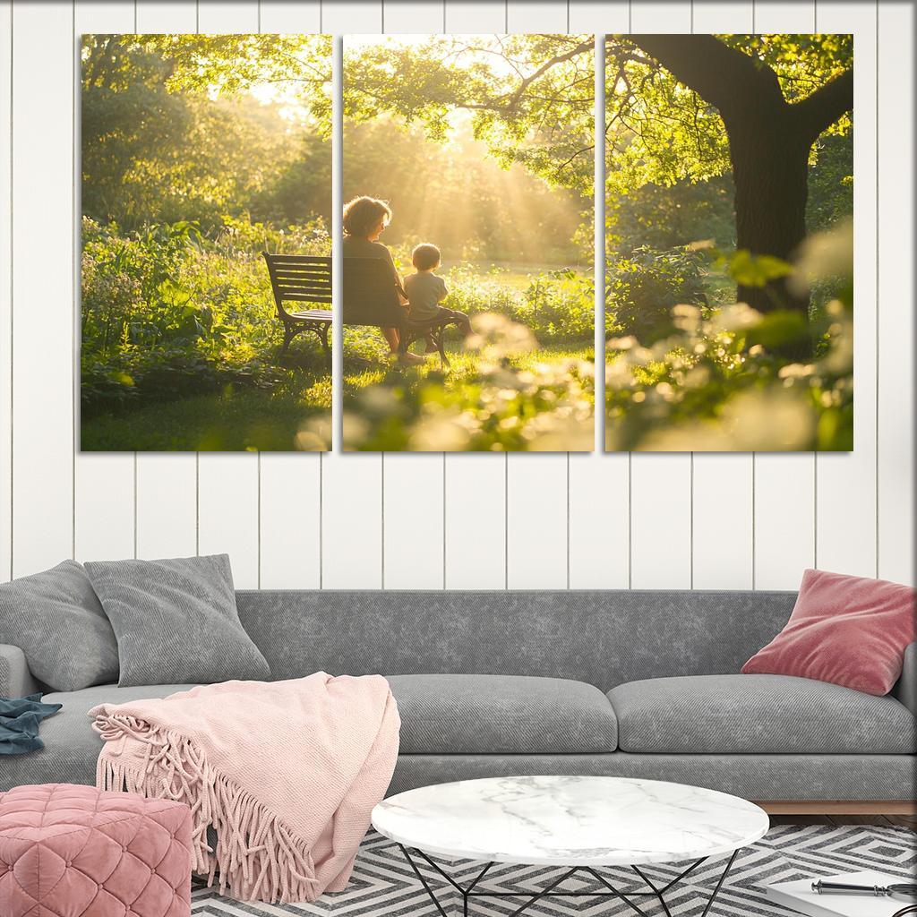 In Every Breath The Essence Of Motherhood Custom Paintings Frame