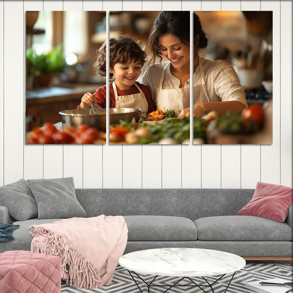 The Heart Of Home A Mothers Unconditional Love Canvas Paintings Frame