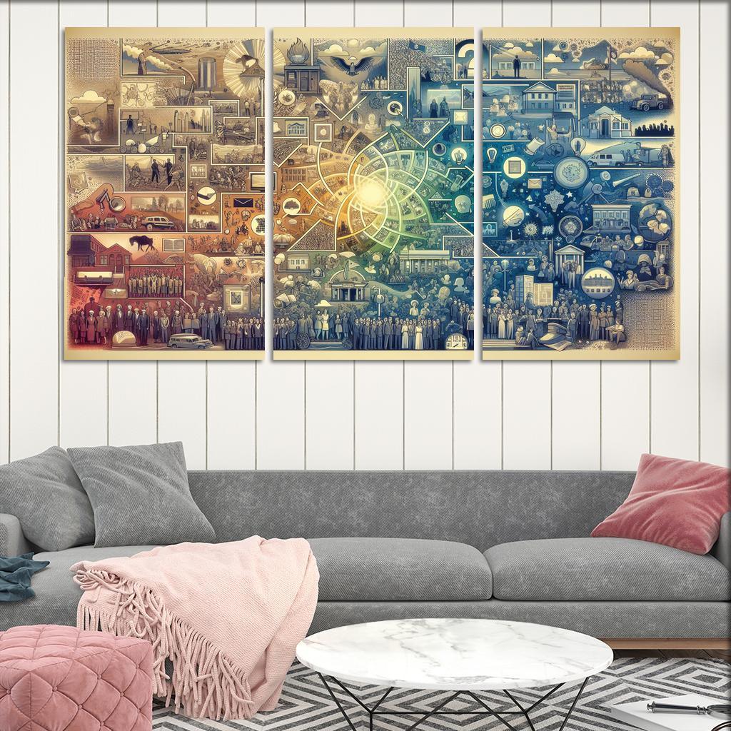 Whispers Of The Past Honoring Historical Trauma Multi-panel Paintings