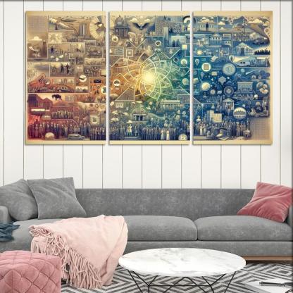 Whispers Of The Past Honoring Historical Trauma Multi-panel Paintings