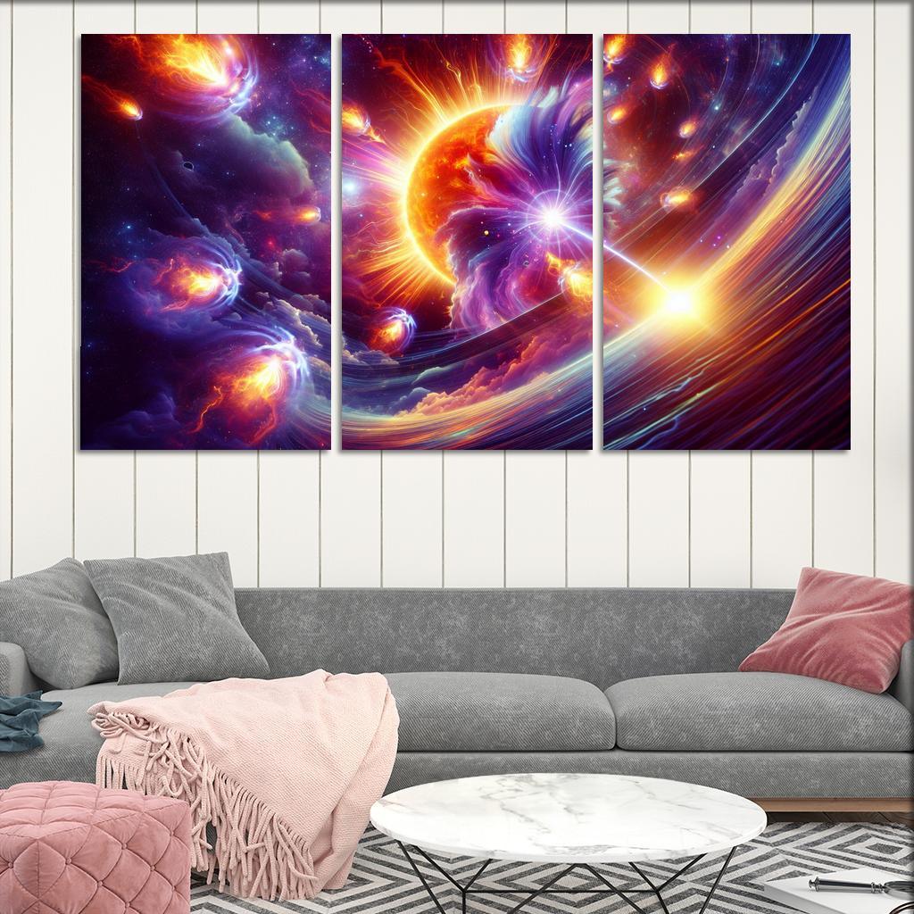 The Allure Of Space Weather Abstract Paintings Frame