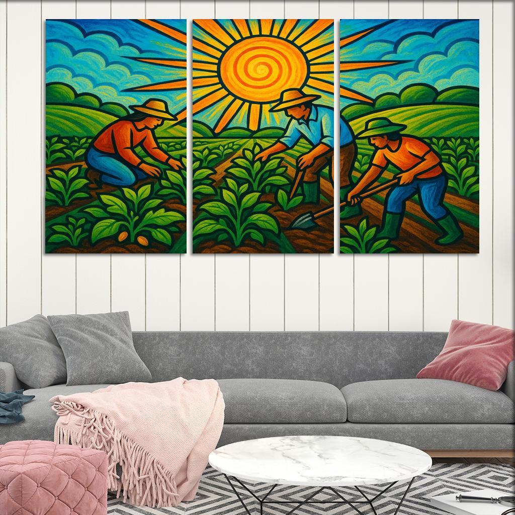 Seeds Of Change Art Advocating Sustainable Agriculture Premium Artwork Frames