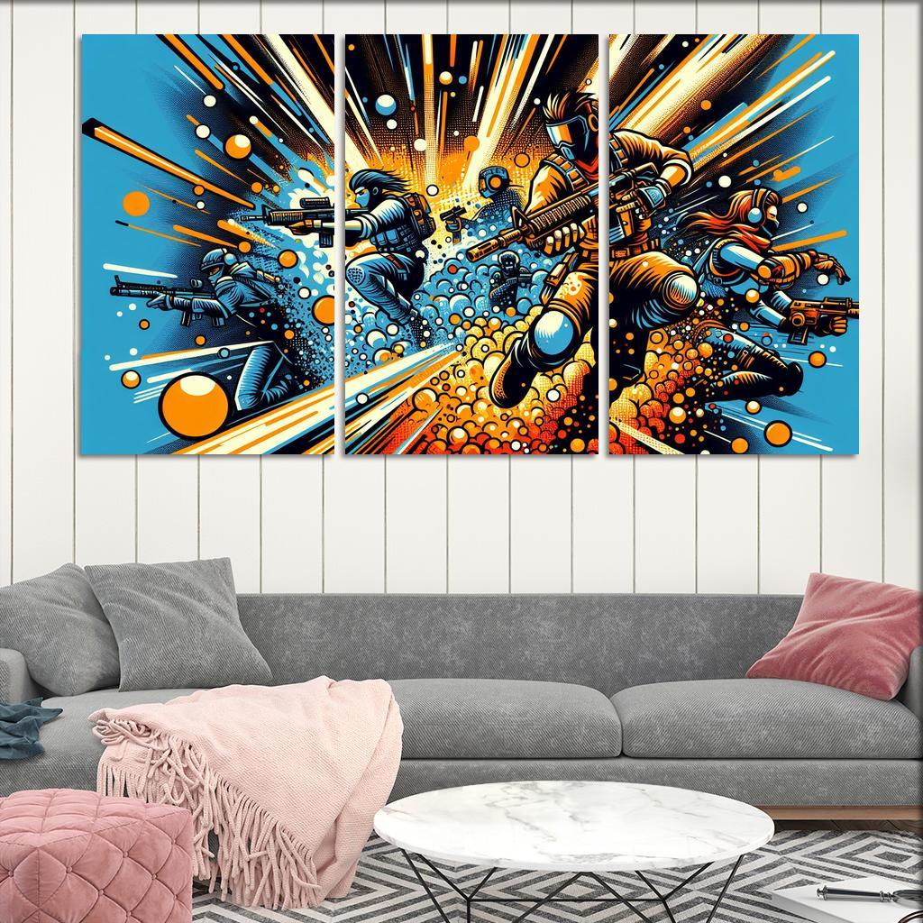 Dragon Ball Universe 3 Piece HD Canvas Wall Art-Original Frame