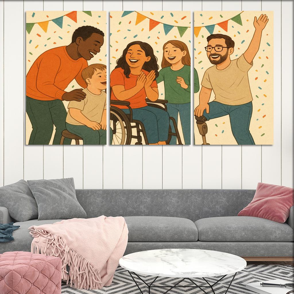 Invisible Struggles Art Advocating For Disability Inclusion Premium Artwork Frames