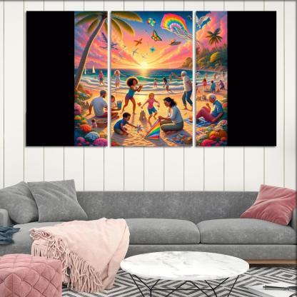 Sunset Sands The Perfect Family Retreat Custom Paintings Frame