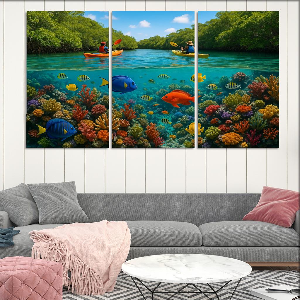 Coral Bay Adventure And Eco-tourism Custom Paintings Frame