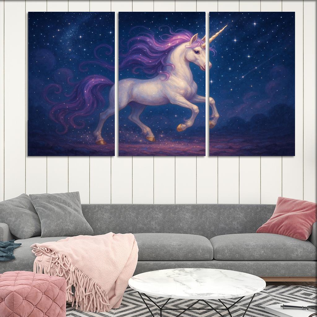 Enchanted Unicorn Dreams Premium Artwork Frames