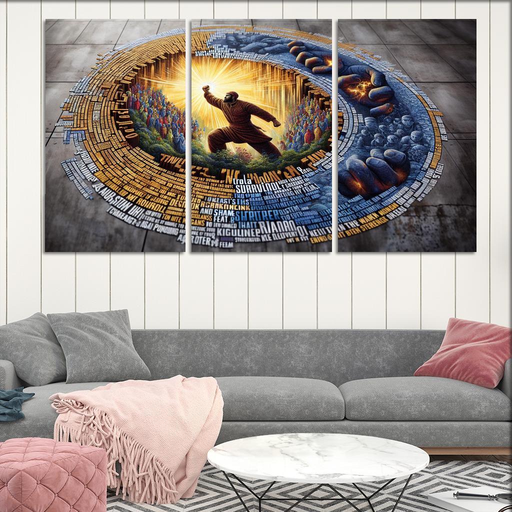 Tales Of Survival The Fight Against Domestic Violence Custom Paintings Frame