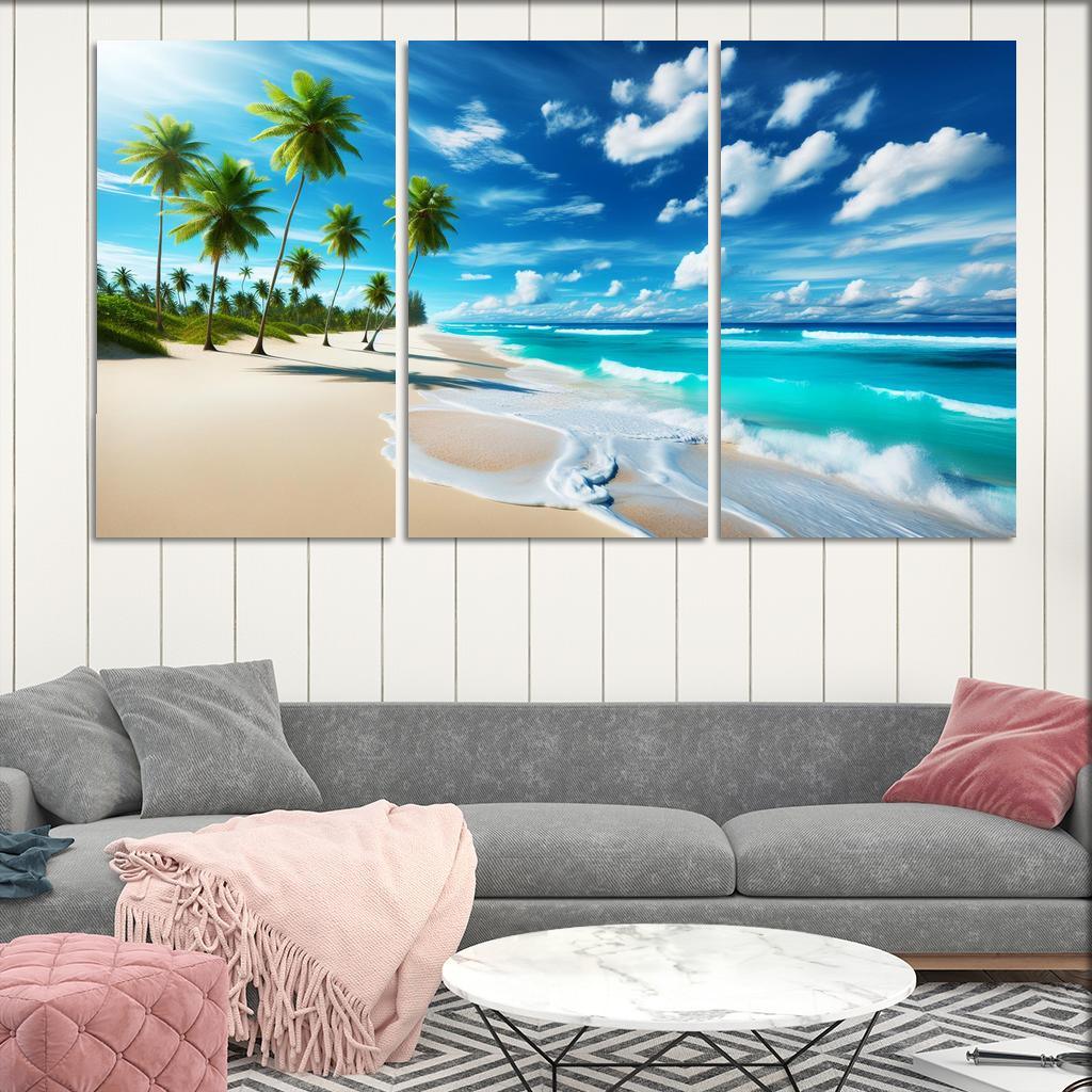 Lush Paradise Tropical Escape Custom Paintings Frame
