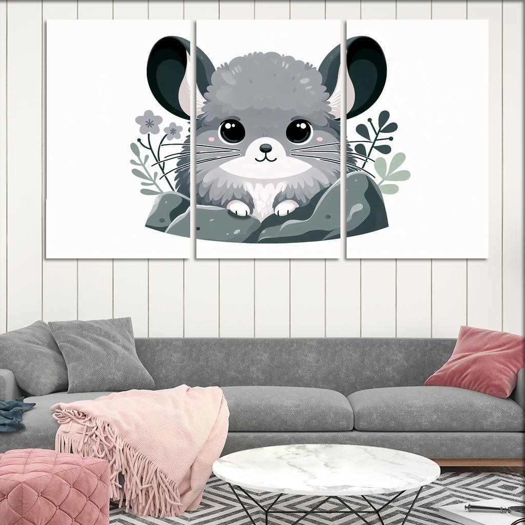 Charming Chinchilla Modern Paintings Frame