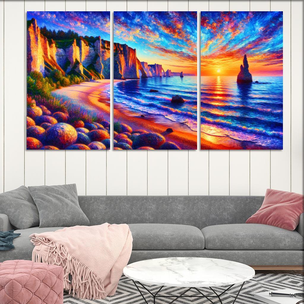 Seaside Enclave Artistic Inspiration Premium Artwork Frames