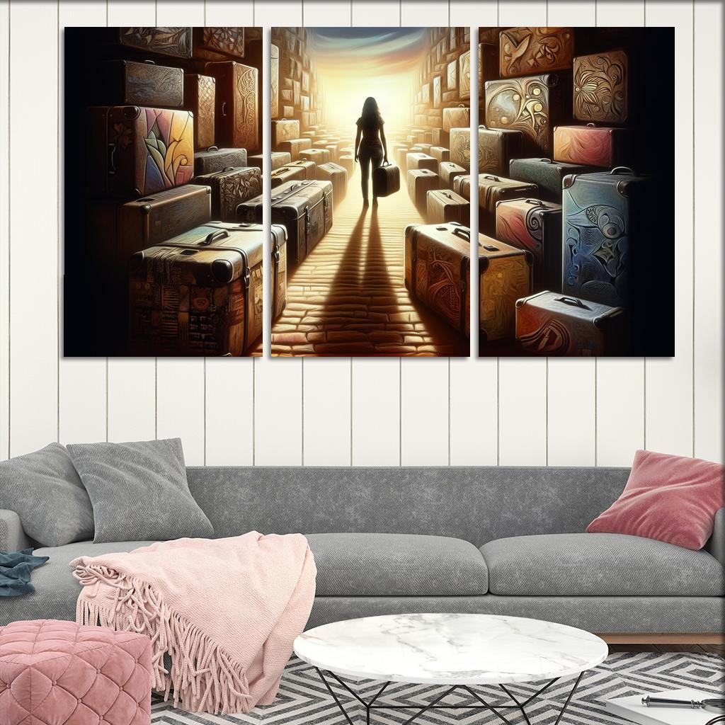 Voices Of Resilience The Refugee Experience Multi-panel Paintings