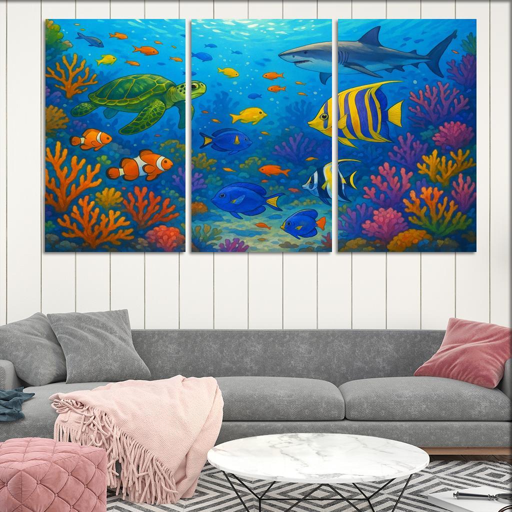 Ocean Guardians Artistic Expressions On Marine Conservation Premium Artwork Frames