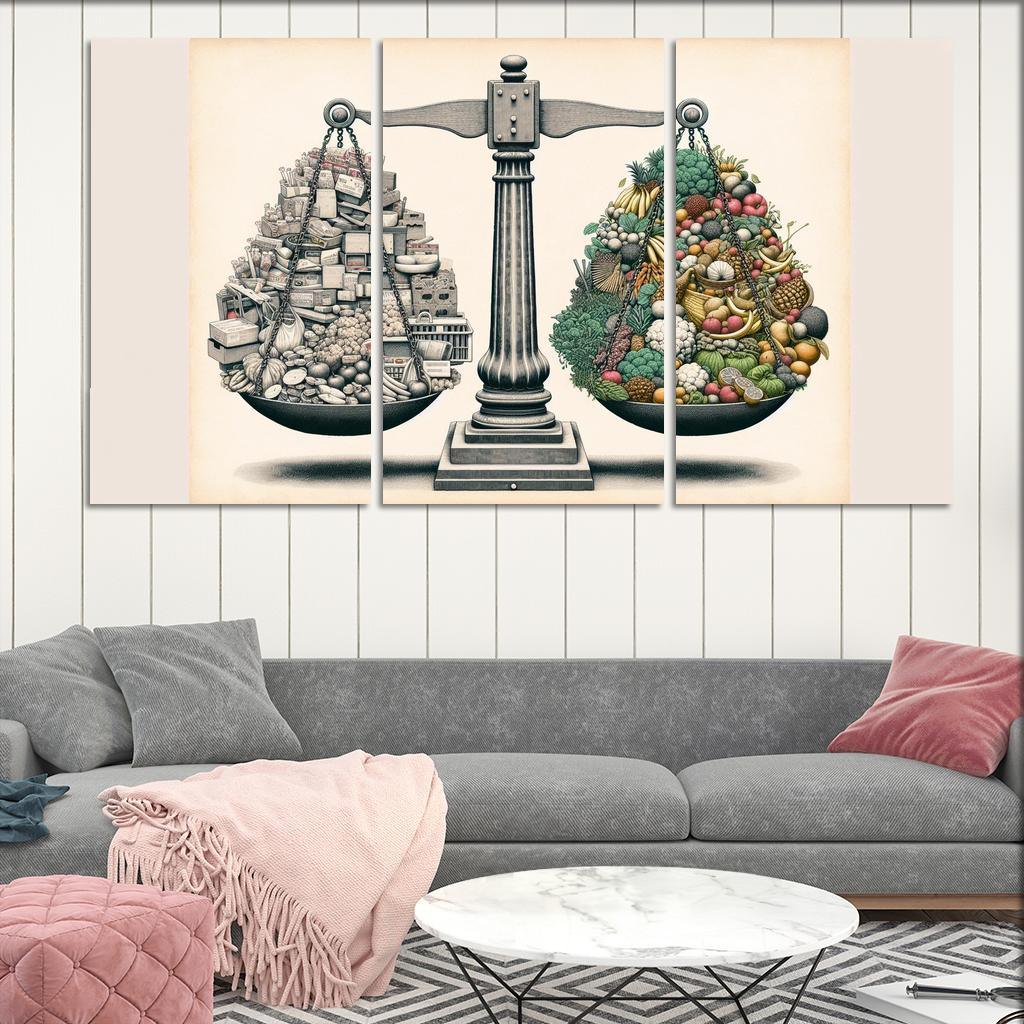 The Price Of Progress The Cost Of Consumerism Custom Paintings Frame