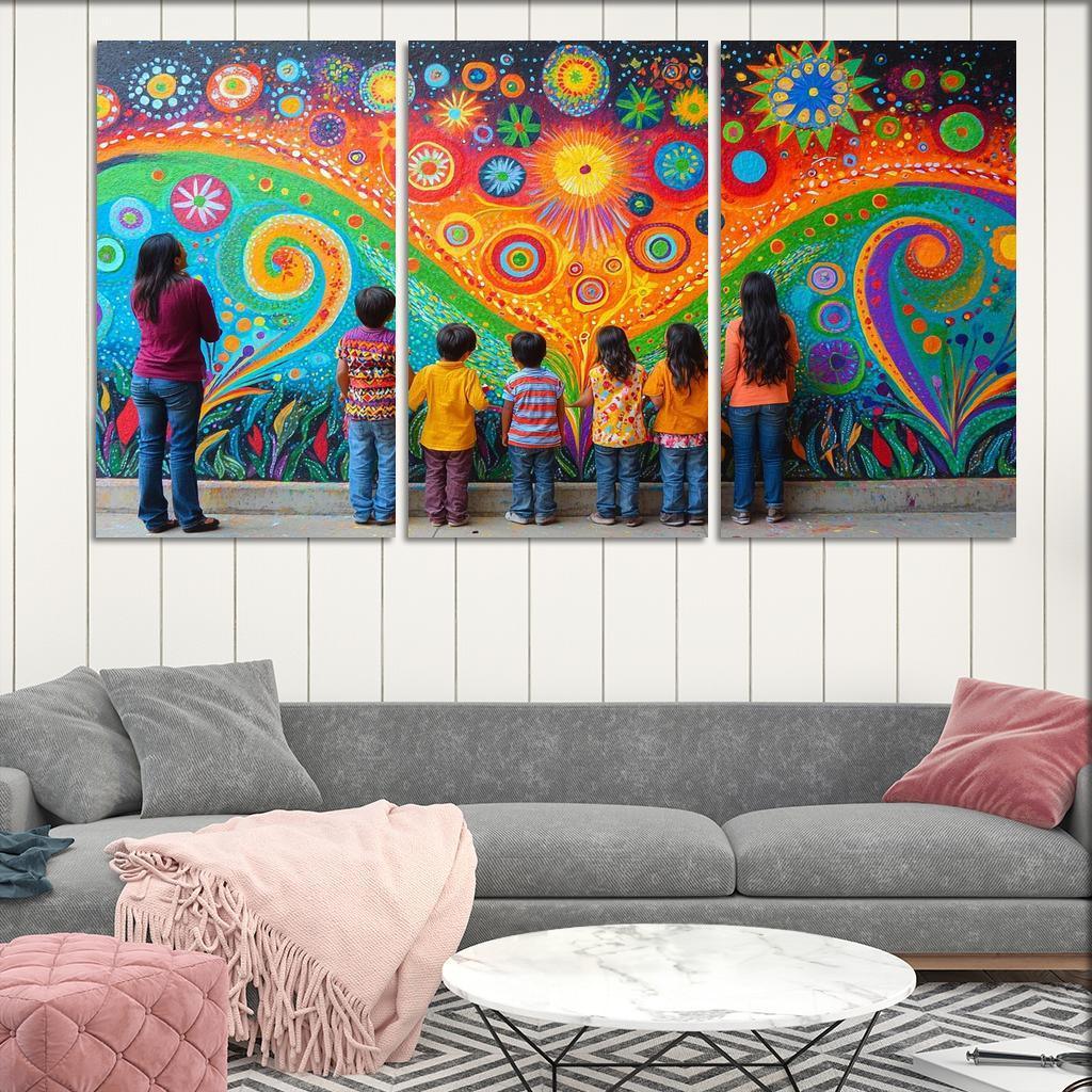 A Mothers Love The Heartbeat Of The Family Custom Paintings Frame