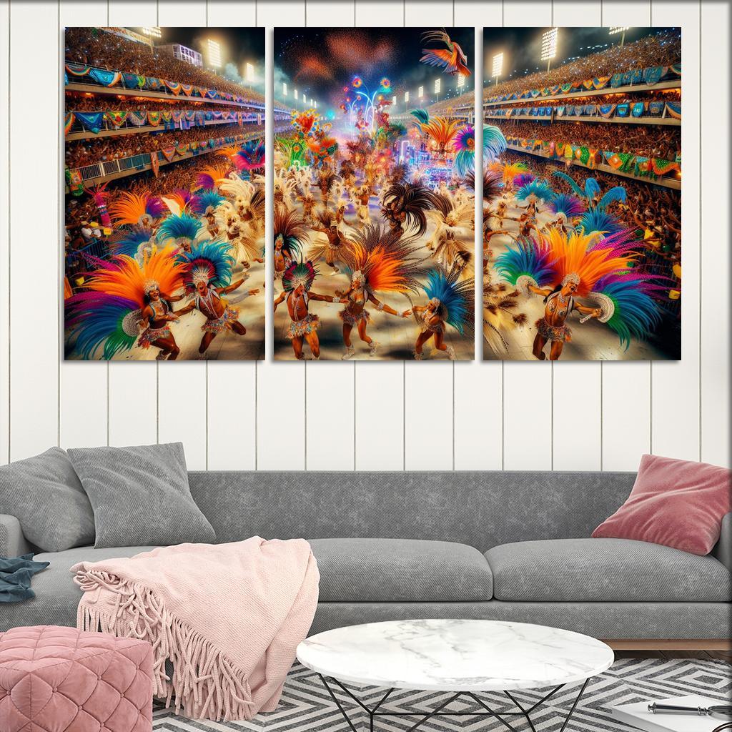 Carnival Of Rio De Janeiro - Brazil One-piece Frames