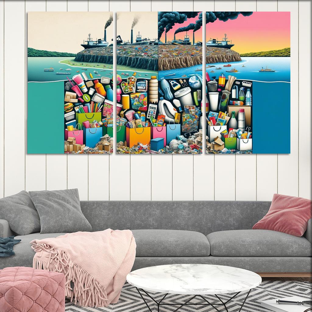 The Cost Of Convenience Visualizing Consumerism's Impact Art Trends