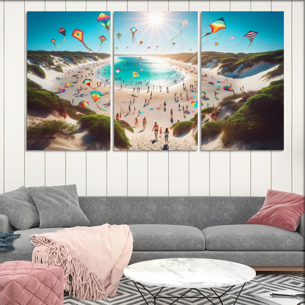 Breezy Dunes Wind And Surf Retreat Custom Paintings Frame