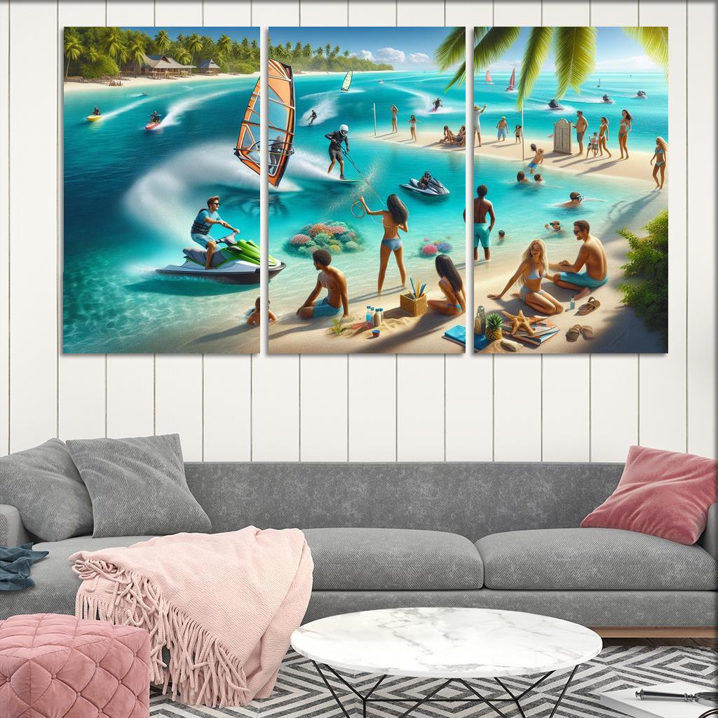 Coral Coast An Adventure Seeker's Dream Custom Paintings Frame