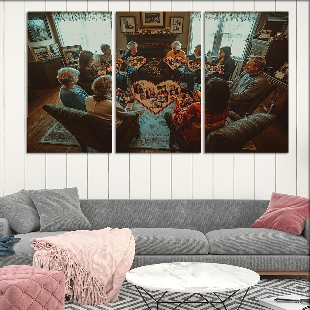 Heartstrings Of Love Connecting Through Memories One-piece Frames