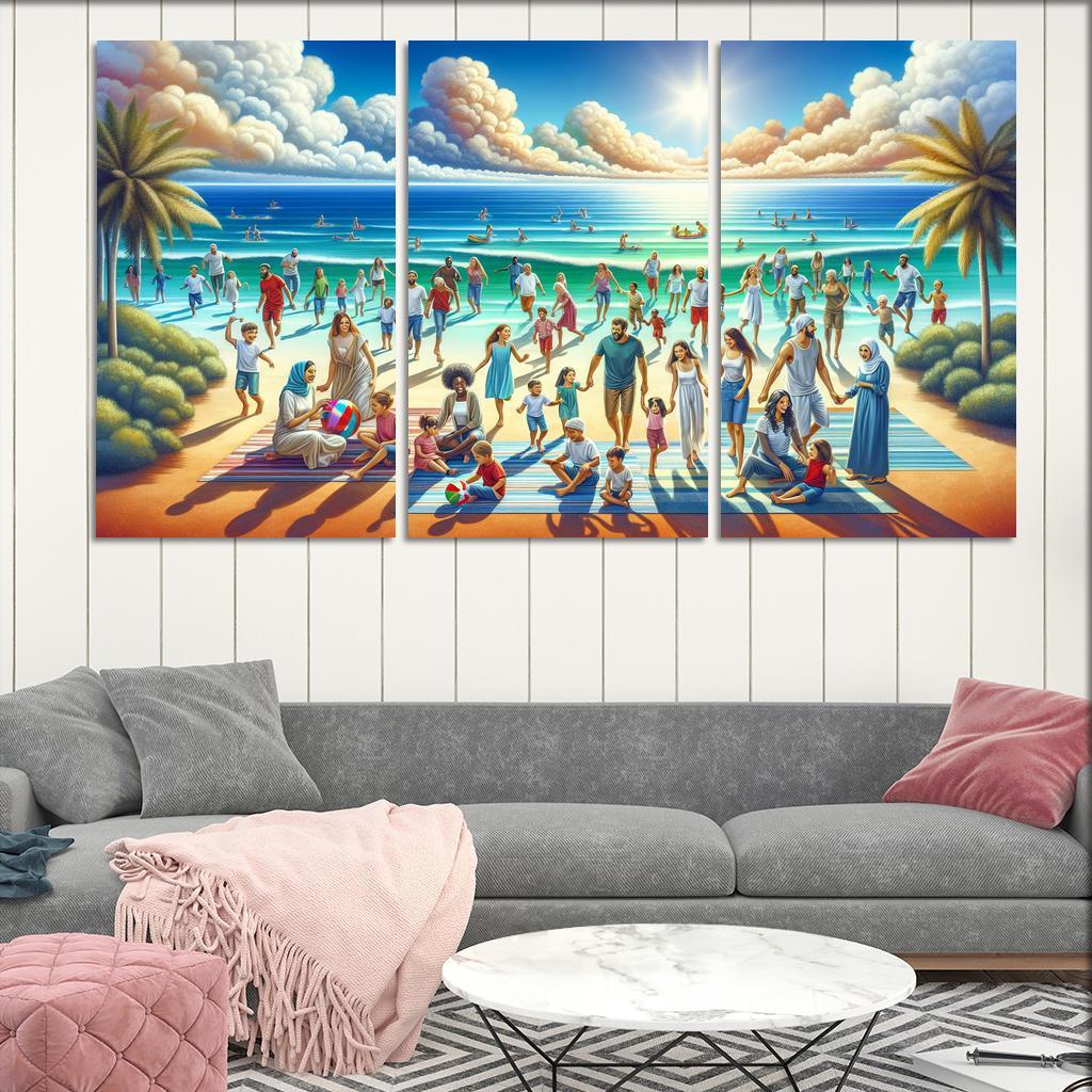 Whimsical Cove Nature's Playground Custom Paintings Frame