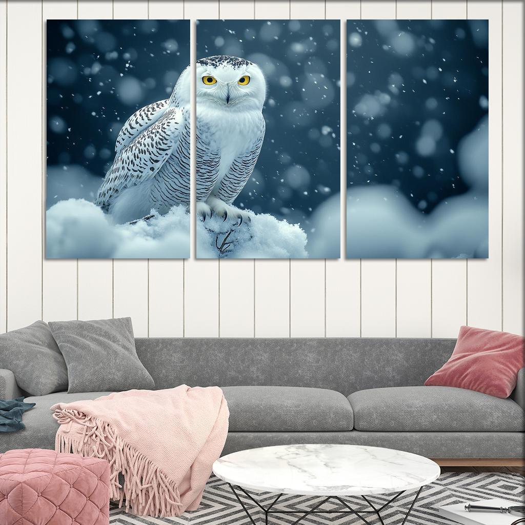 The Elegant Snowy Owl Guardian Of The Arctic Art Trends