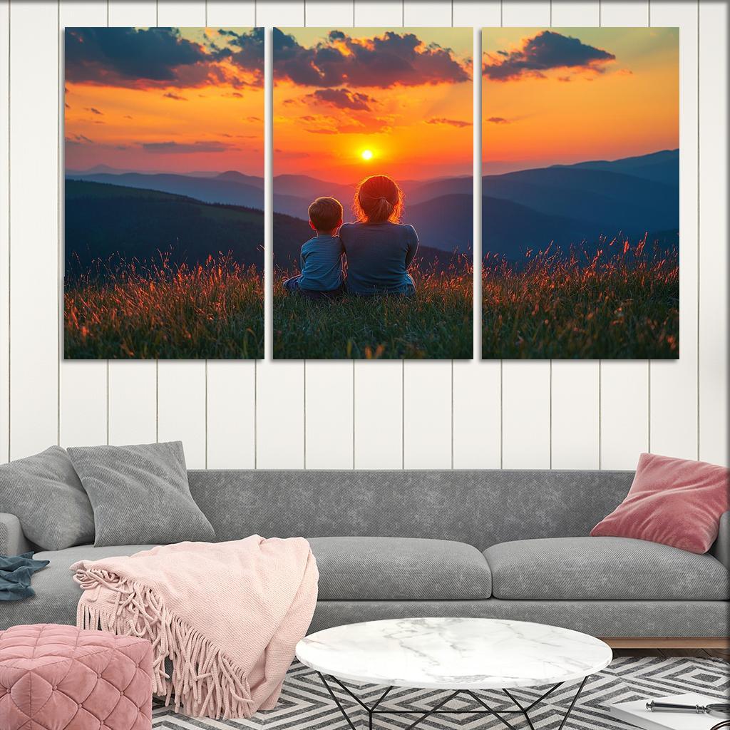 Embracing Change A Mothers Steadfast Love Custom Paintings Frame