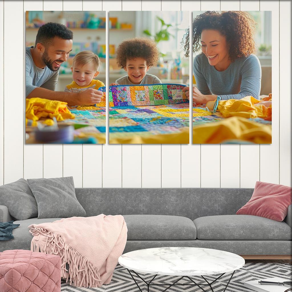 The Quilt Of Love Stitches Of Affection One-piece Frames