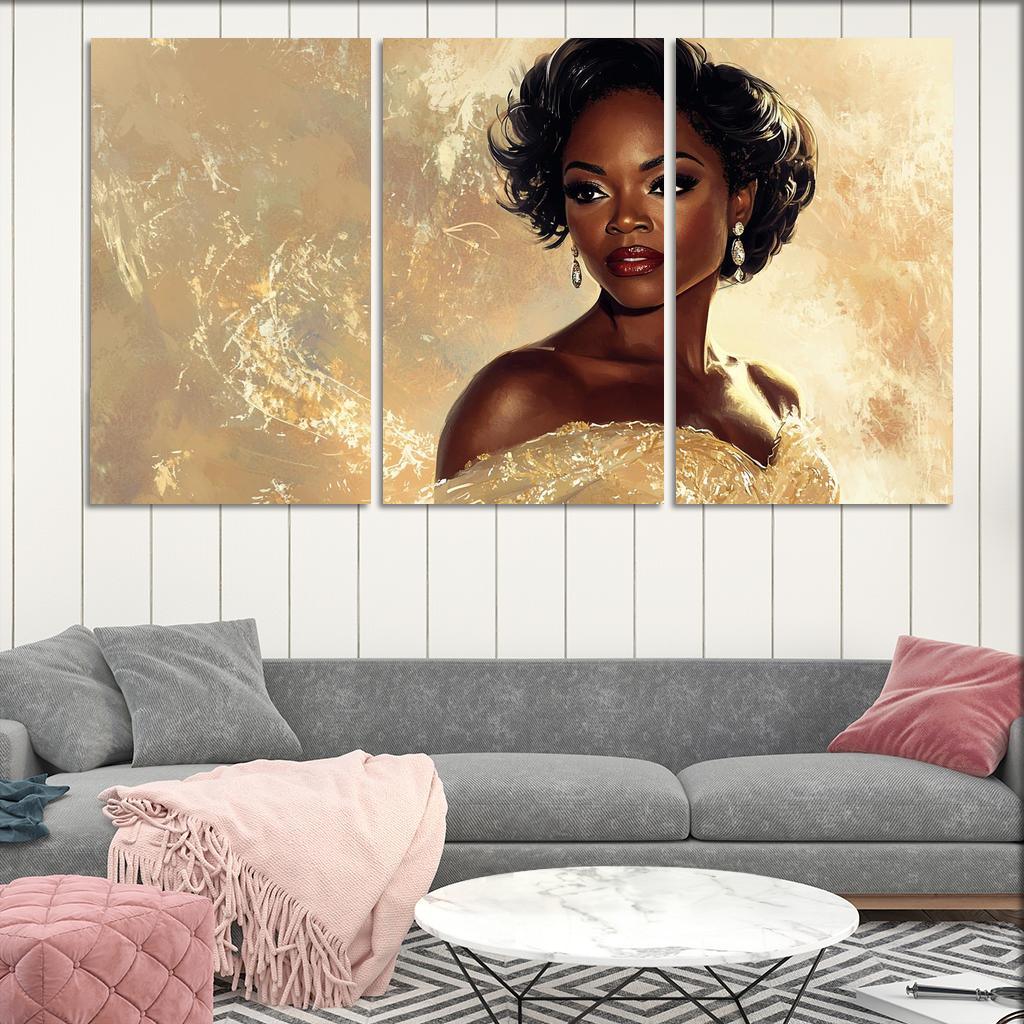 Viola Davis The Powerhouse Of Emotional Depth Framed Paintings
