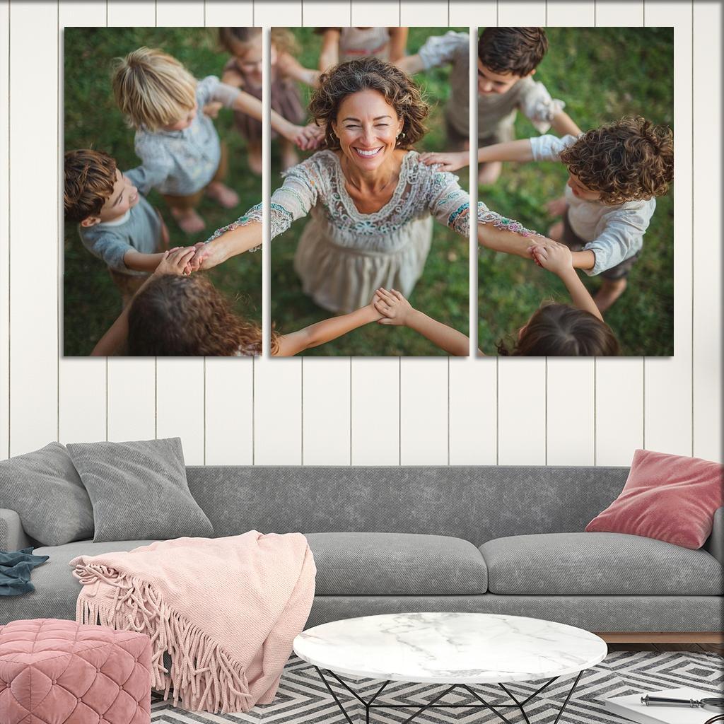 The Circle Of Life A Mothers Eternal Love Canvas Paintings Frame