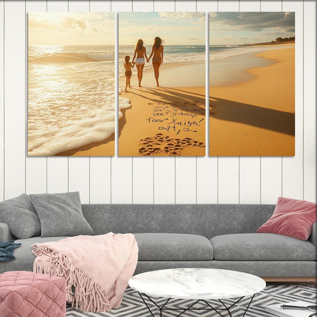 Footprints In The Sand A Mothers Journey One-piece Frames