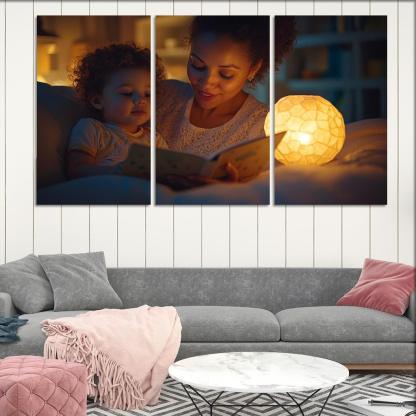 Guardian Angels A Mothers Everlasting Watch Canvas Paintings Frame