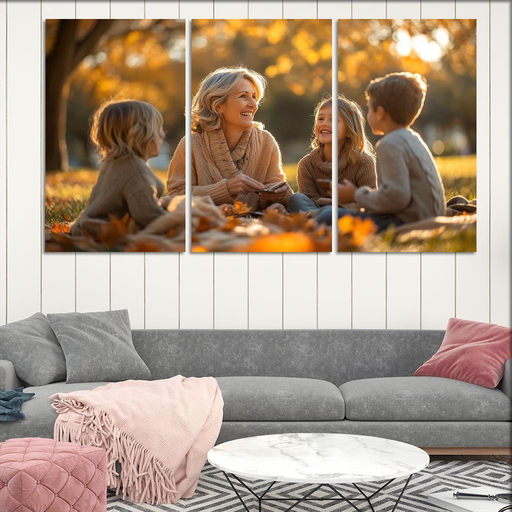 Heartstrings Of Memories A Mothers Gift Of Love Canvas Paintings Frame