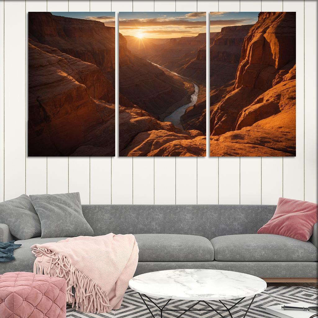 The Enigmatic Canyons Of Sunset Shadows Art Trends