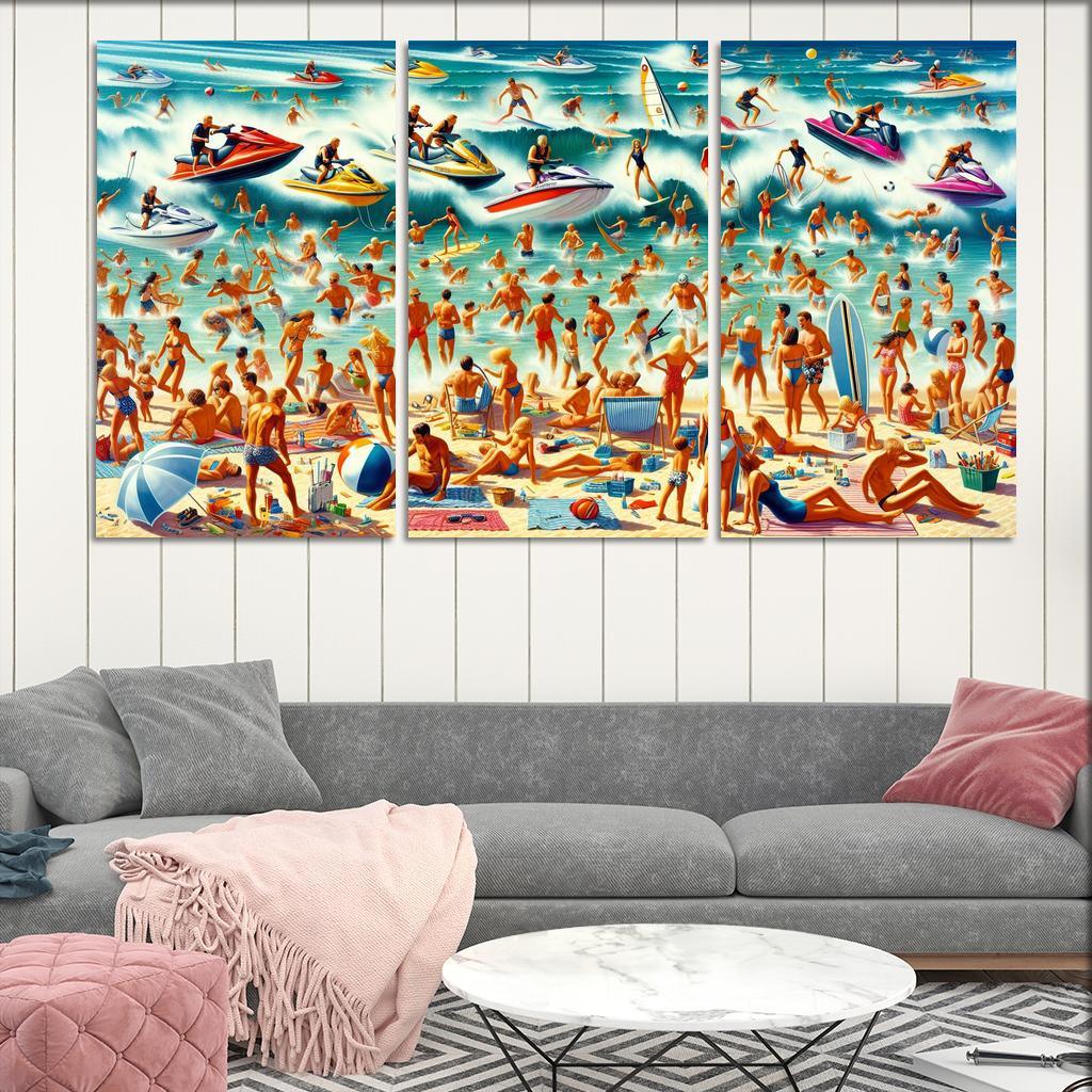 Adventure Cove Thrills On The Water Abstract Paintings Frame