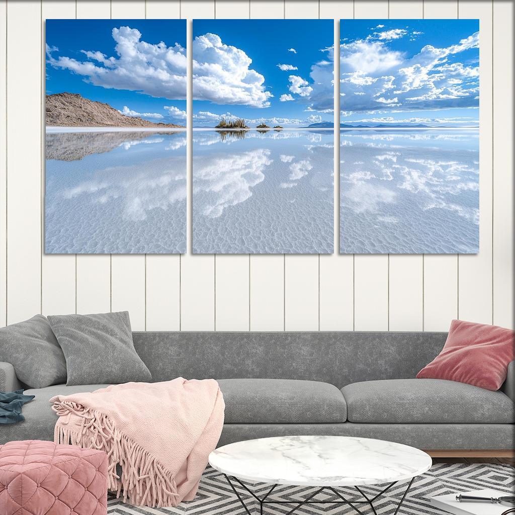 Salar De Uyuni Abstract Paintings Frame