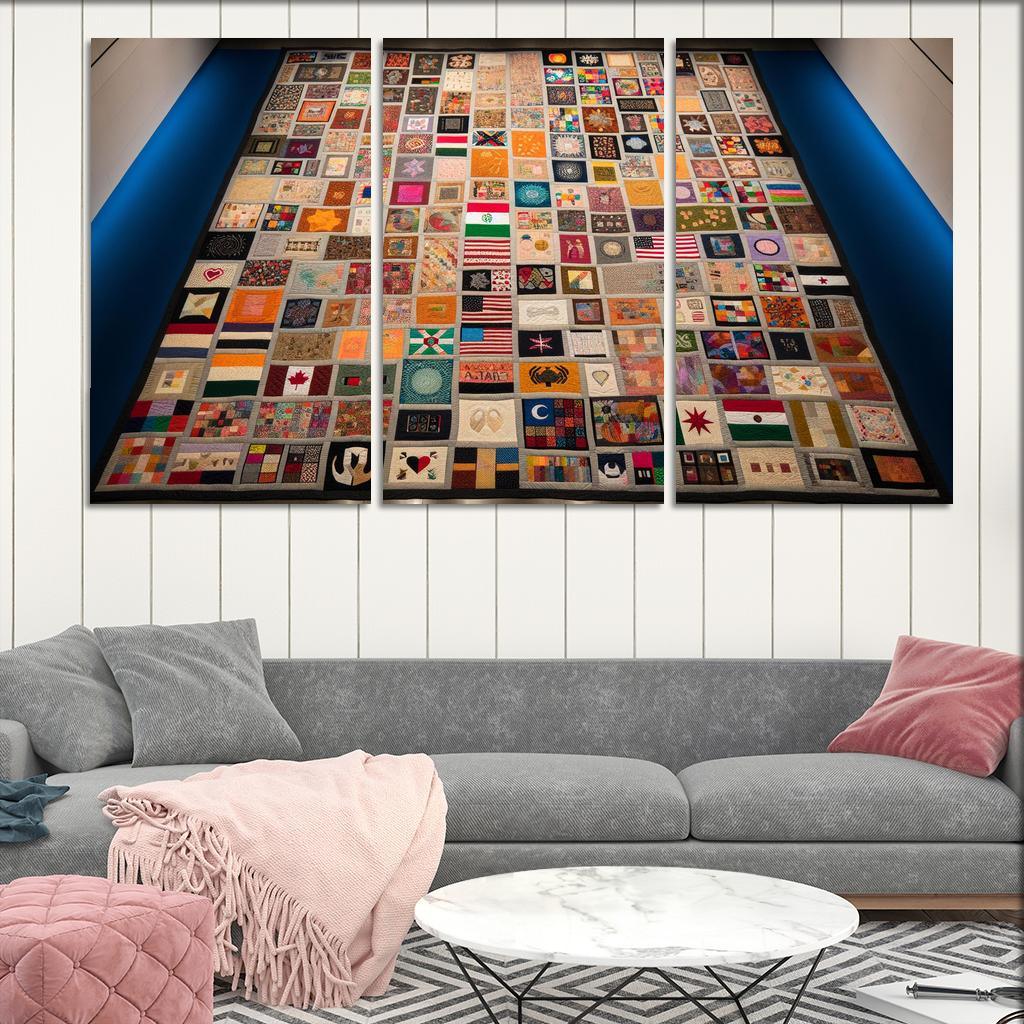 Stitching Together Lives The Impact Of Refugee Crises Custom Paintings Frame