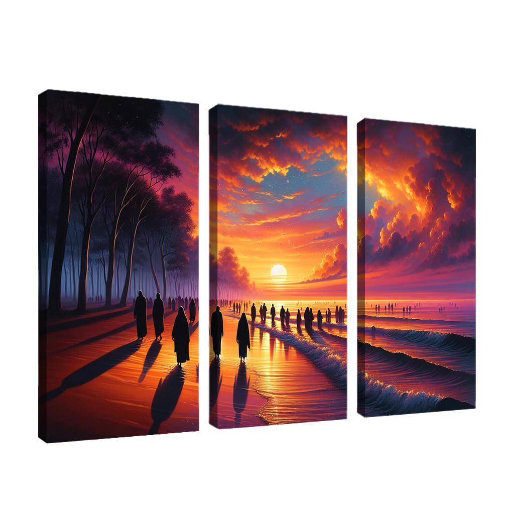 Sunrise Bay Early Morning Magic Multi-panel Paintings