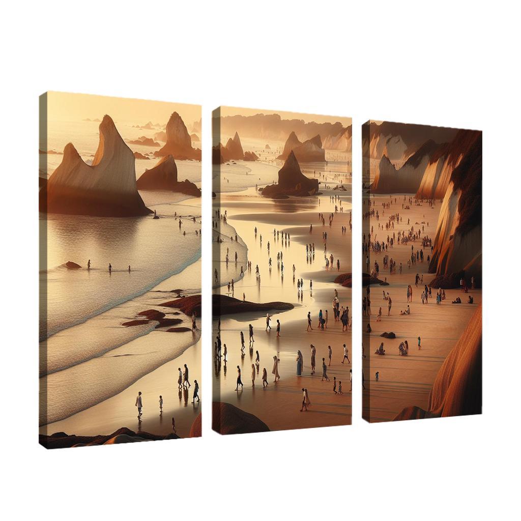 Wanderlust Beach Path Of Discovery Multi-panel Paintings