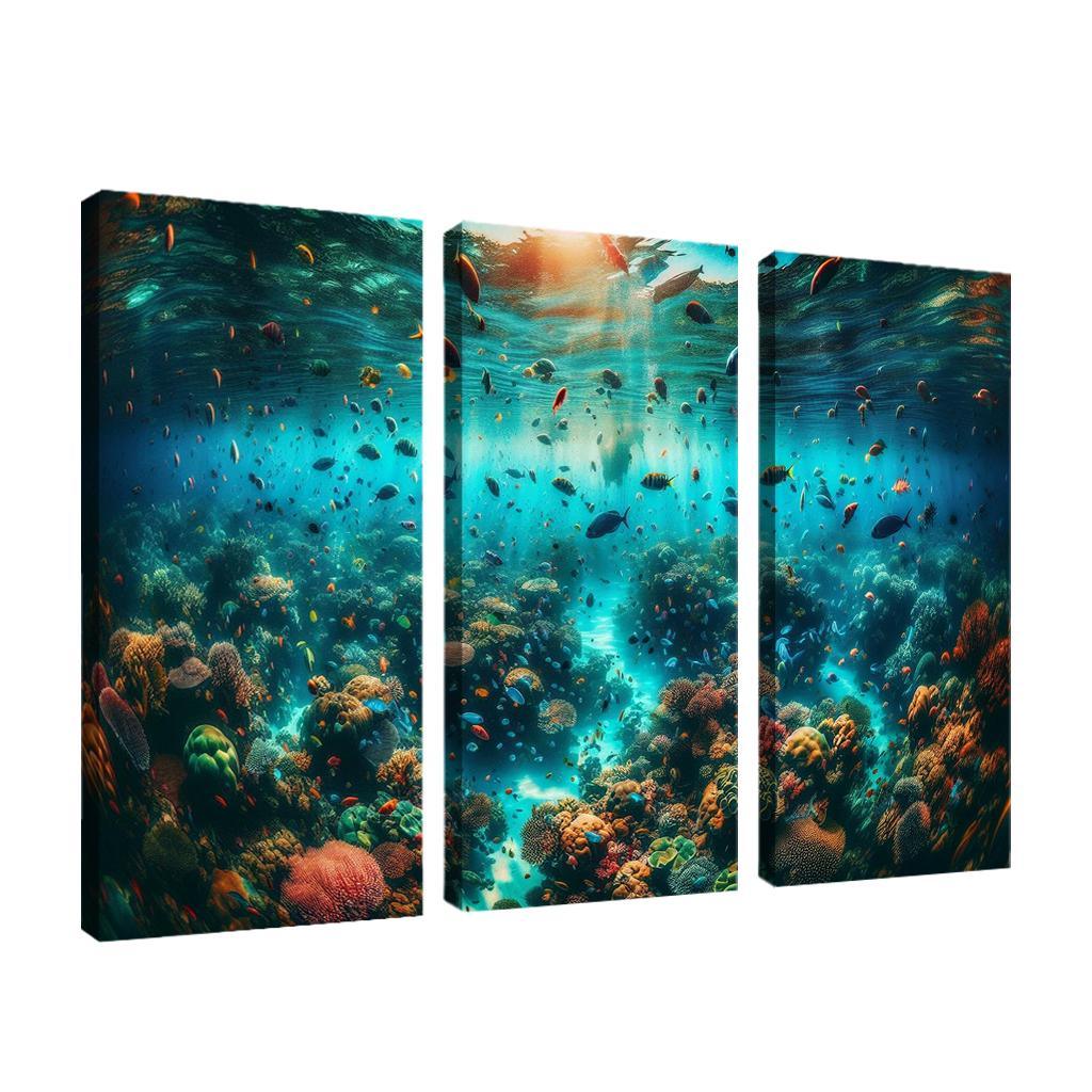 Coral Sanctuary Underwater Wonderland Custom Paintings Frame