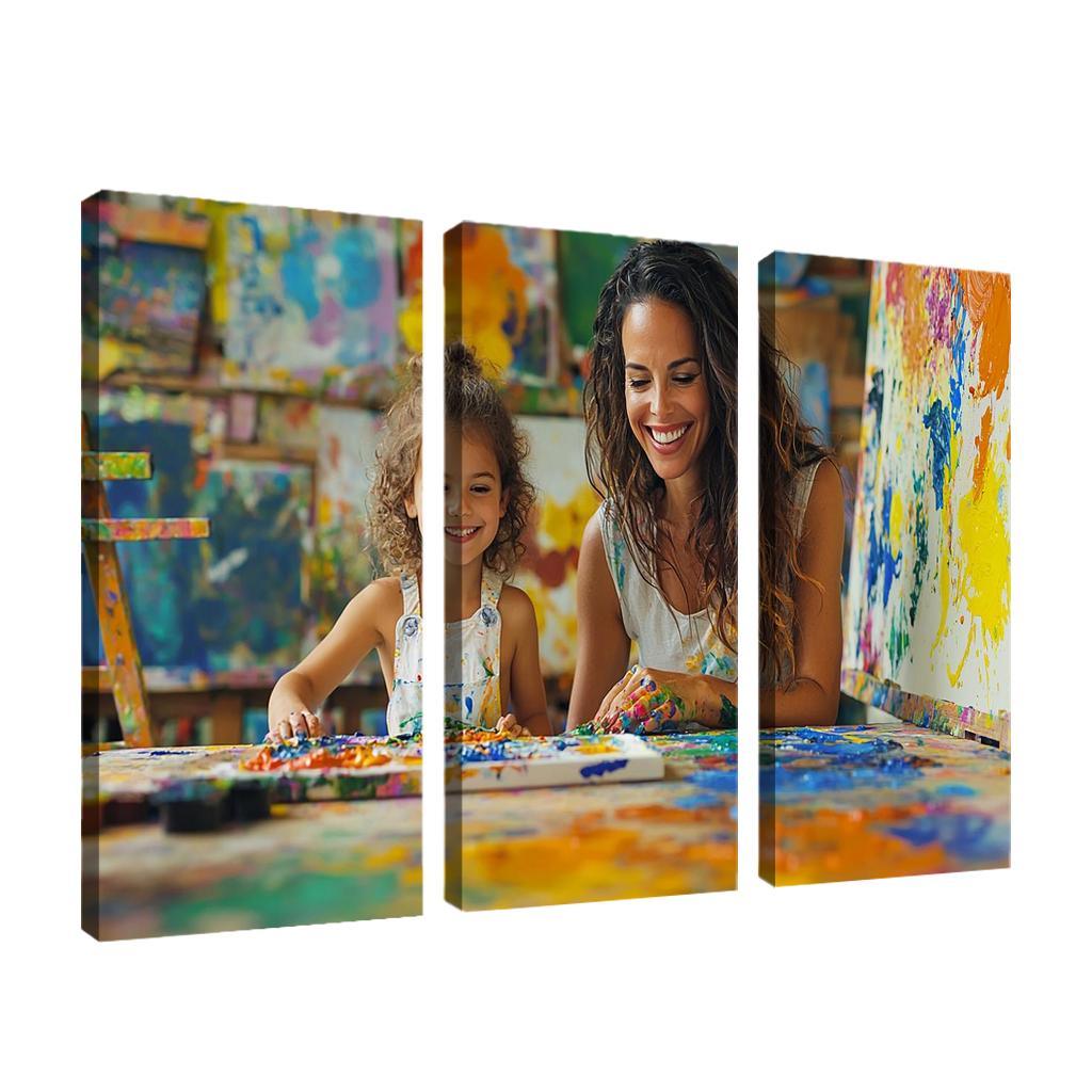 The Canvas Of Love A Mothers Artistry Custom Paintings Frame