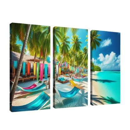 Tropical Escape Beach Premium Artwork Frames