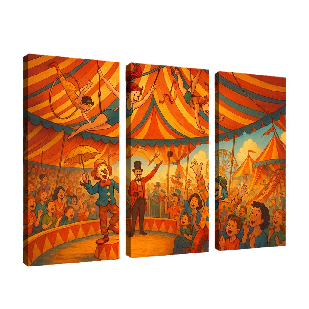 Circus Carnival - Fun Fair Adventure Framed Paintings