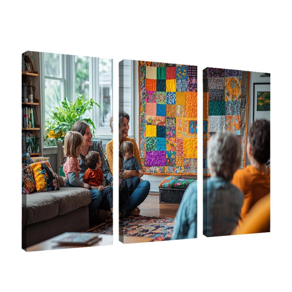 Threads Of Togetherness A Mothers Tapestry Custom Paintings Frame