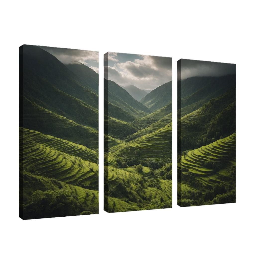 The Lush Terraces Of Emerald Green Art Trends