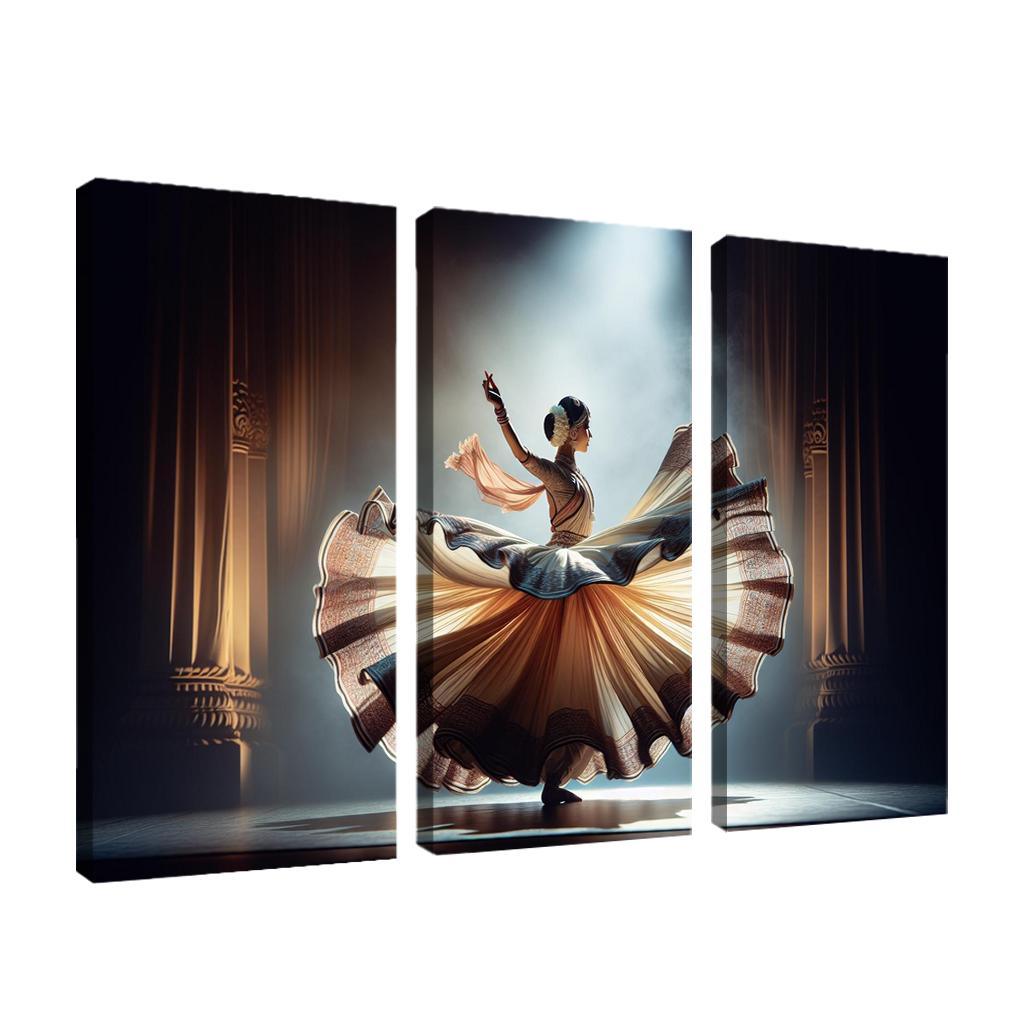 Kathak The Storyteller's Dance Modern Paintings Frame