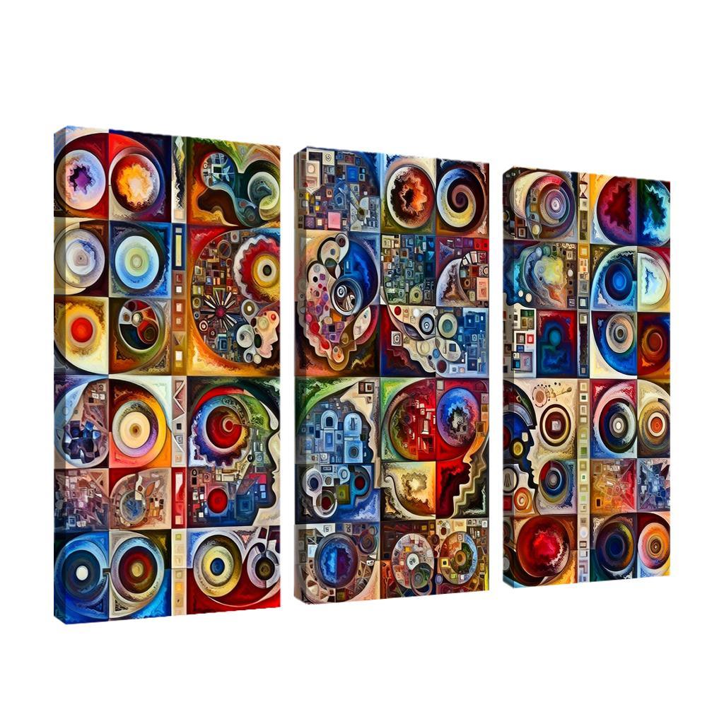 Crisis Of Identity Exploring Intersectionality Multi-panel Paintings