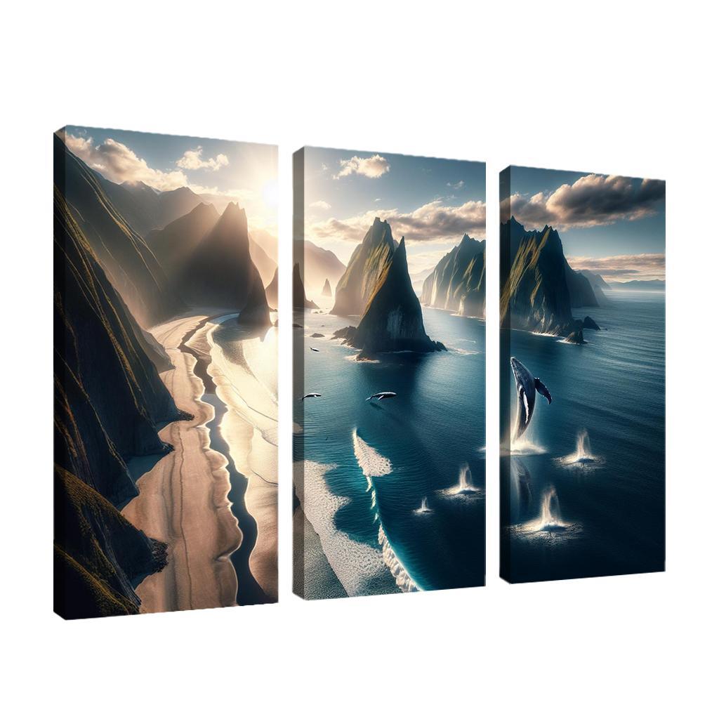 Whale Watching Point Custom Paintings Frame